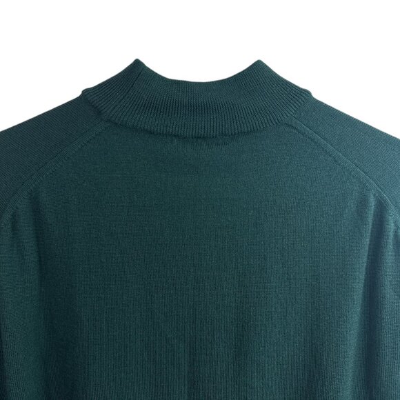 Valentino Studio Men’s XL 52 Merino Wool Mock Neck Sweater Italy Luxury Designer - Picture 10 of 16